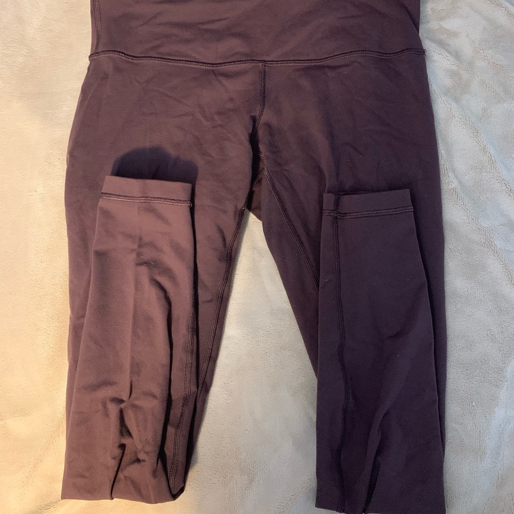 Lululemon Athletica Maroon Leggings